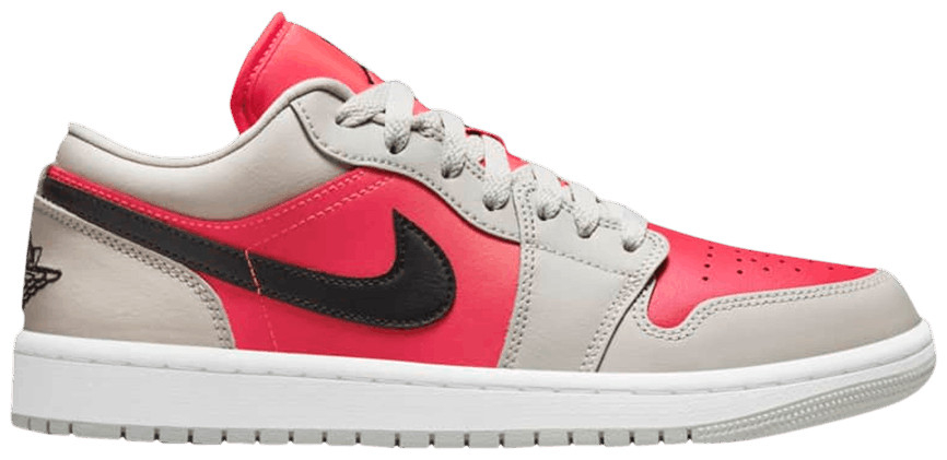 Air Jordan 1 Low Light Iron Ore Siren Red DC0774-060